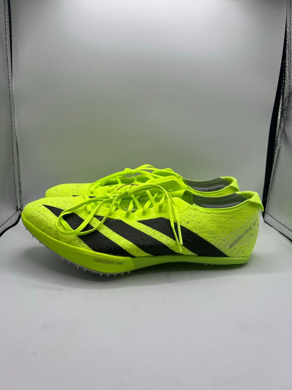 Adidas Adizero Prime SP 3 Strung ‘Lucid Lemon Black’ size 8 men’s